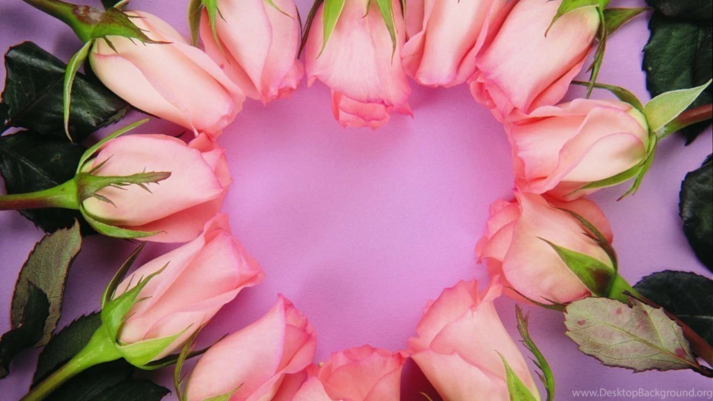 Download Wallpapers 3840x2160 Rose, Pink, Buds, Flowers, Heart 4K ...