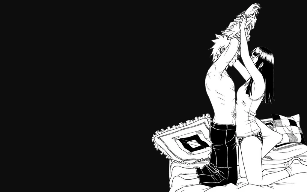Hyuuga Hinata Naruto Shippuden Uzumaki Naruto Monochrome Simple ...