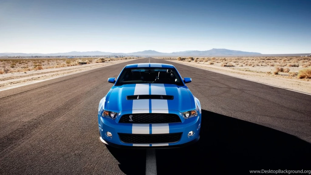 1366x768 Ford Shelby GT500 Front Top Desktop PC And Mac Wallpapers