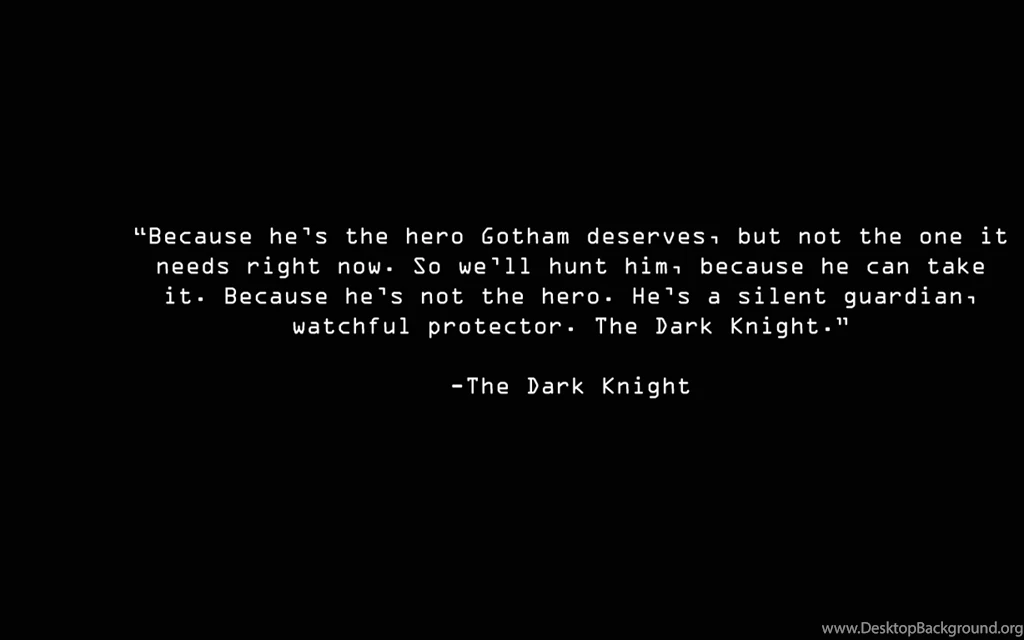 Download Wallpapers, Download 2560x1600 Quotes Batman The Dark ...
