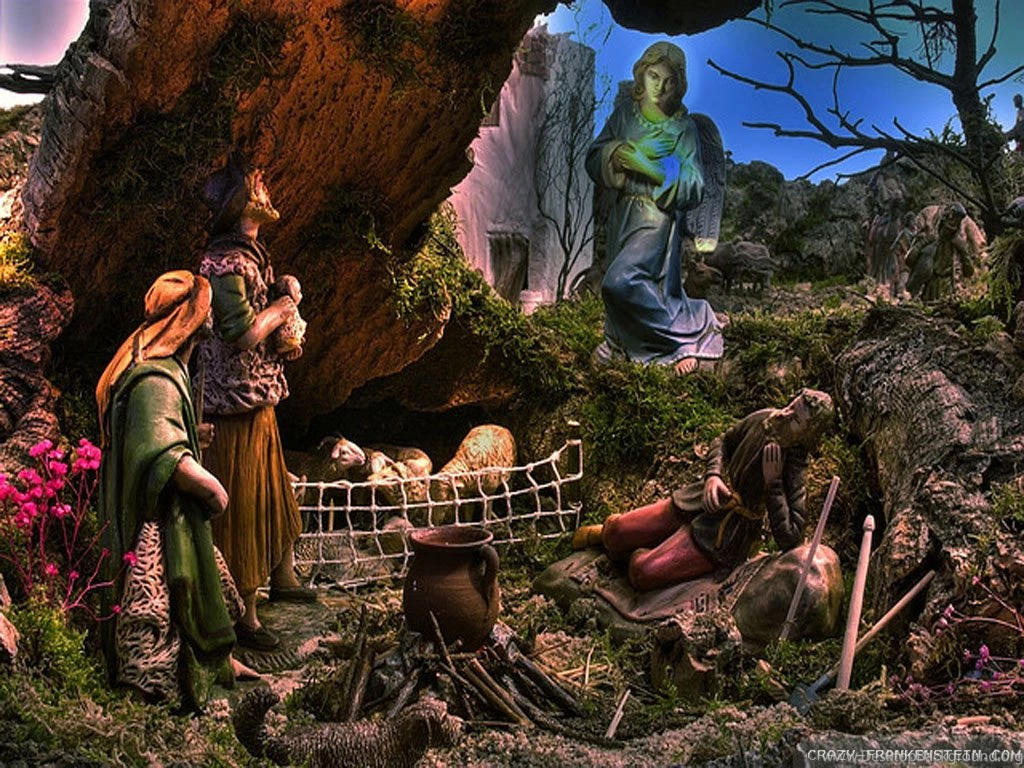 Christian Christmas Wallpapers Crazy Frankenstein