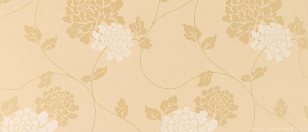 Isodore Gold Floral Wallpapers At Laura Ashley