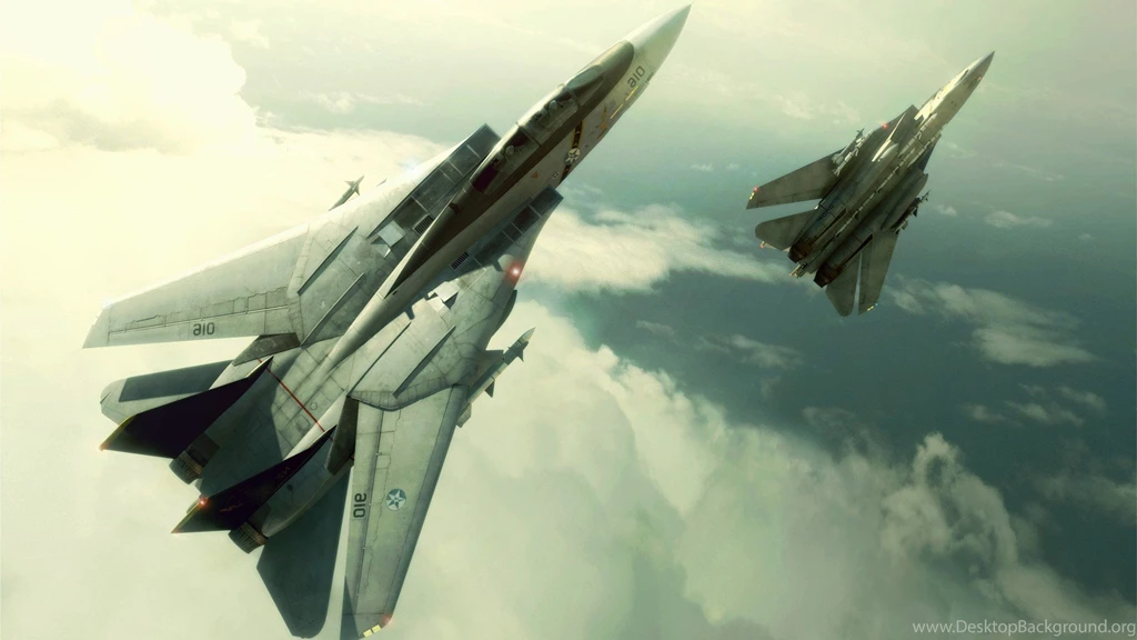 CGI, Video Games, Airplane, Aircraft, F 14 Tomcat, Ace Combat ...