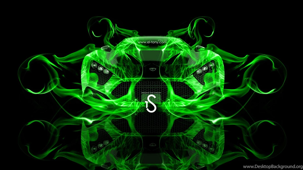 Zenvo ST1 Front Green Fire Abstract Car 2013 HD Wallpapers Design ...