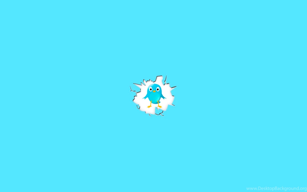 Twitter, Art, Design, Blue, Chick, Simple Backgrounds Wallpapers ...