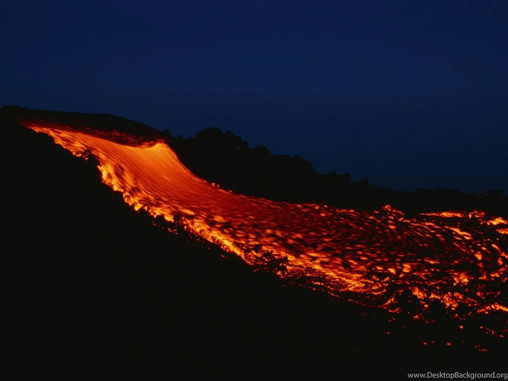 Photography Of Volcano And Lava 1024x768 NO.26 Desktop Wallpapers ...