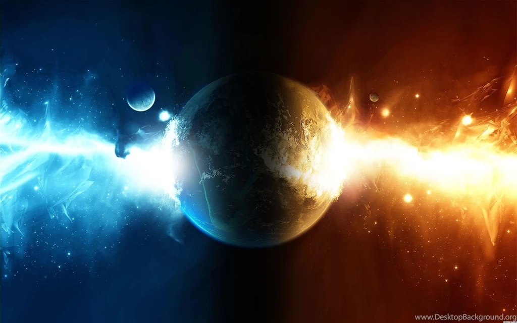 Fire And Ice High Quality Resolution Wallpapers Abstract