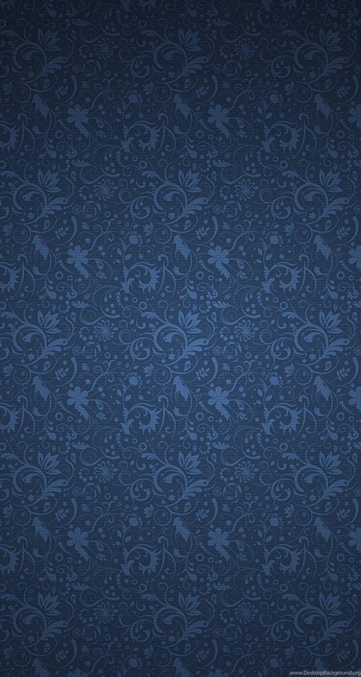 Blue Pattern iPhone 5 Parallax Wallpapers (744x1392)