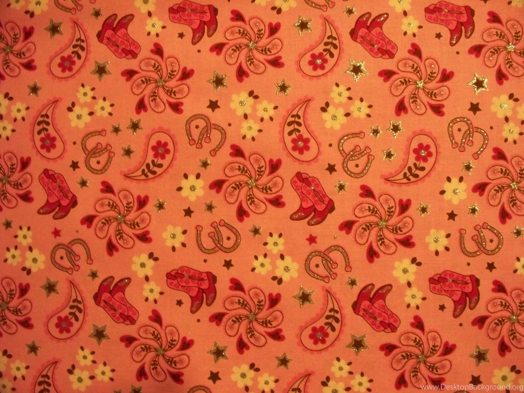 Cowgirl Boots Horseshoe Paisley Western Star Glitter By Scizzors