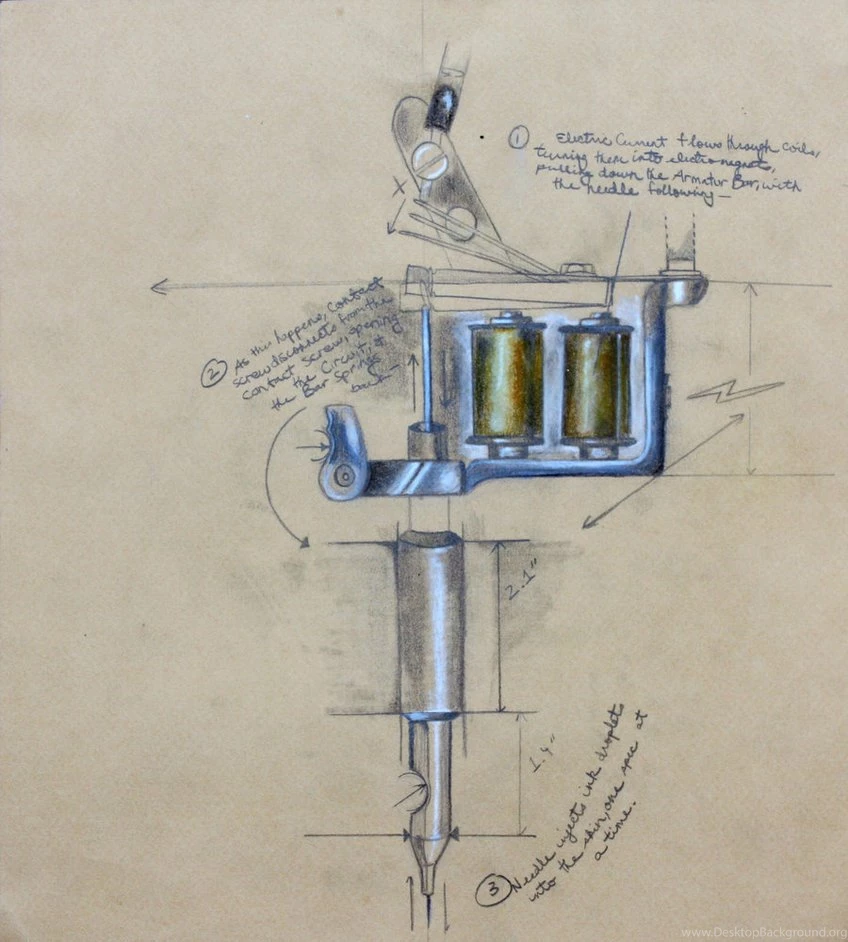 Tattoo Machine By FuzzyMachineGuns On DeviantArt