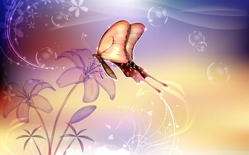 Butterflies: BUTTERFLY DREAMS Flowers Cg Butterflies Fairyland ...