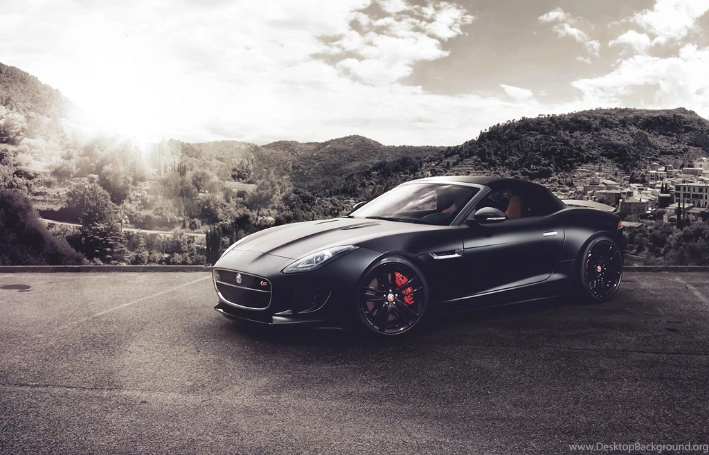 Wallpapers Jaguar F type V8 S Front Black Walmage.com Walmage.com