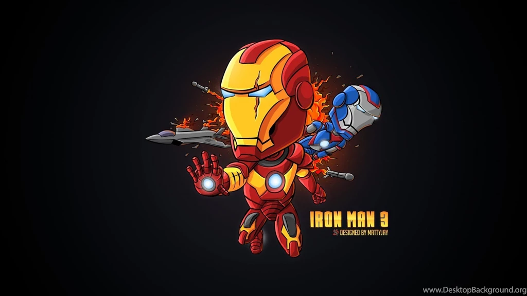 Iron Man Cartoon Wallpapers » WallDevil Best Free HD Desktop And ...