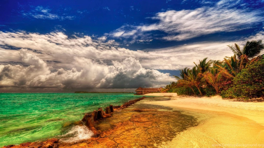 Summer Beach And Green Waters Wallpapers, Beach Pictures And Images