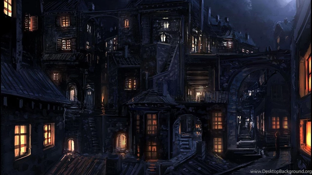 Houses Fantasy Art Digital Artwork Medieval Portuguese Wallpapers ...