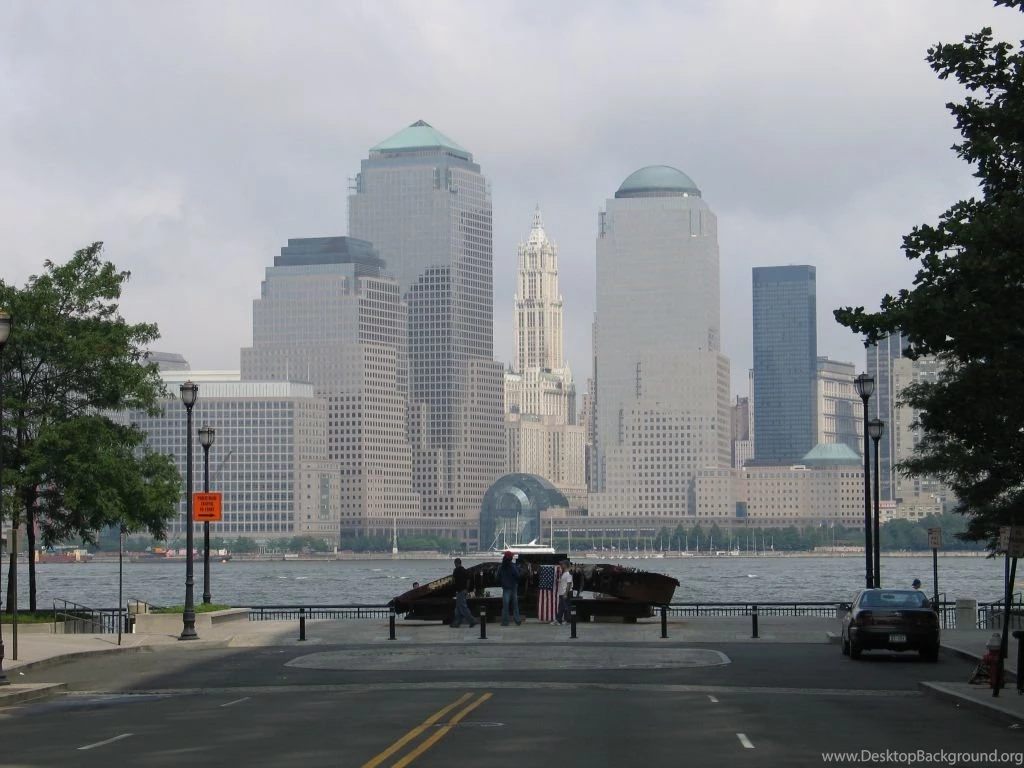 September 11, 2001 Memorial Near Exchange Place (PATH). Photo ...