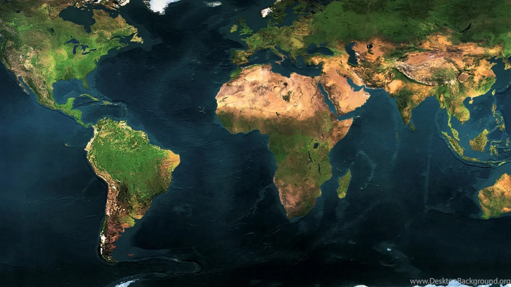 Wallpapers World Map Real Earth Hd 1920x1080