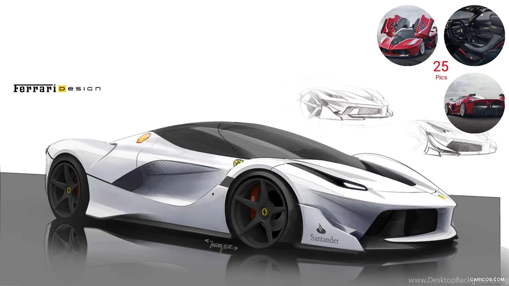 2015 Ferrari FXX K Design Sketch
