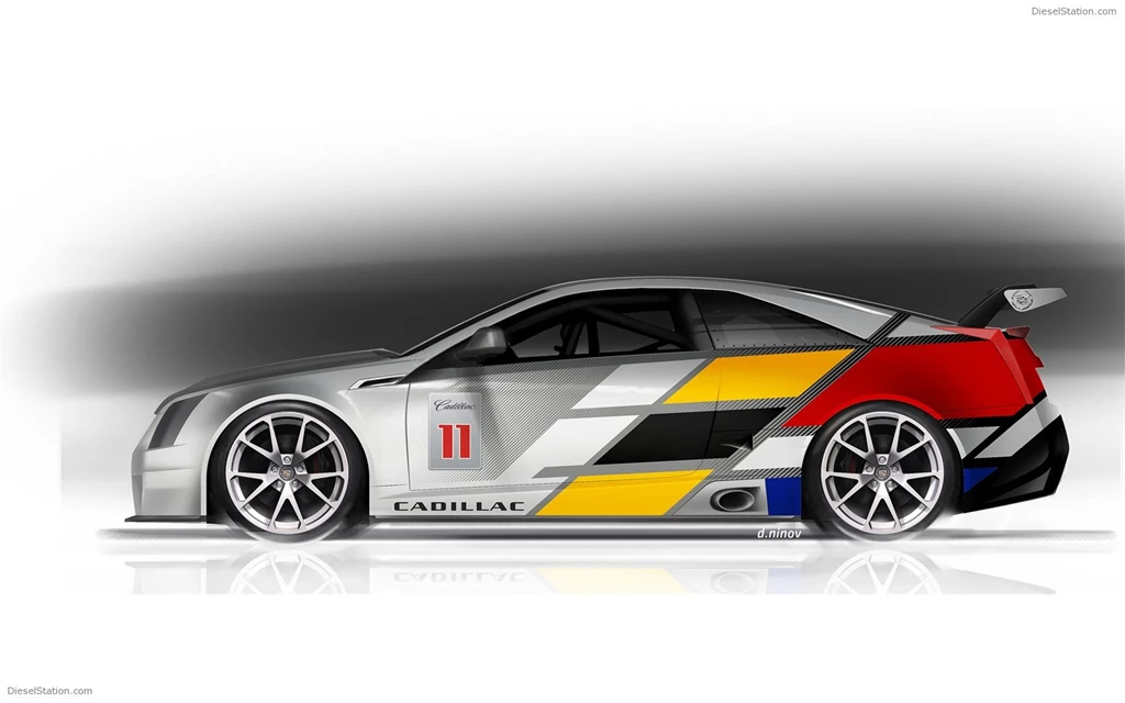 Cadillac CTS V Coupe Race Car Widescreen Exotic Car Picture