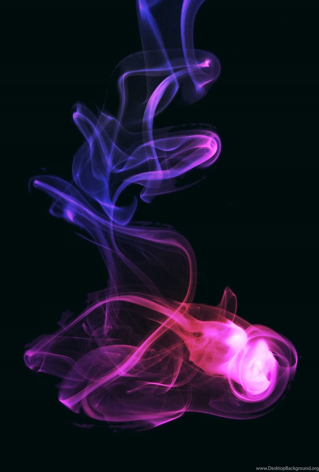 Free IOS Parallax Wallpapers » Pink Smoke