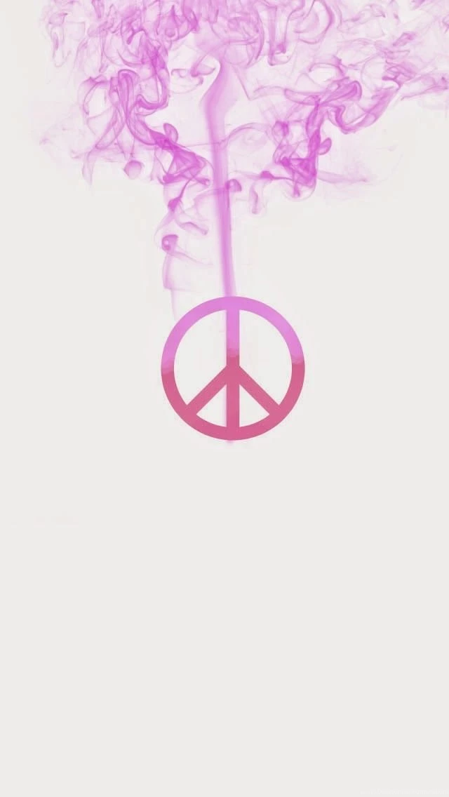 Pink Peace With Pink Smoke Wallpapers For Phone And Iphone Hope You ...