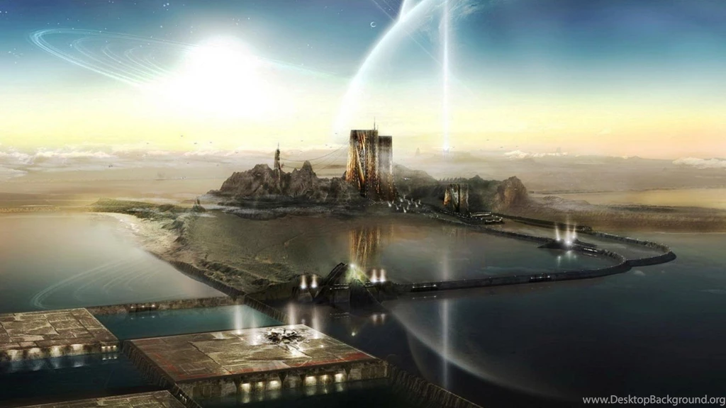 Planets Ufo Digital Art Wallpapers