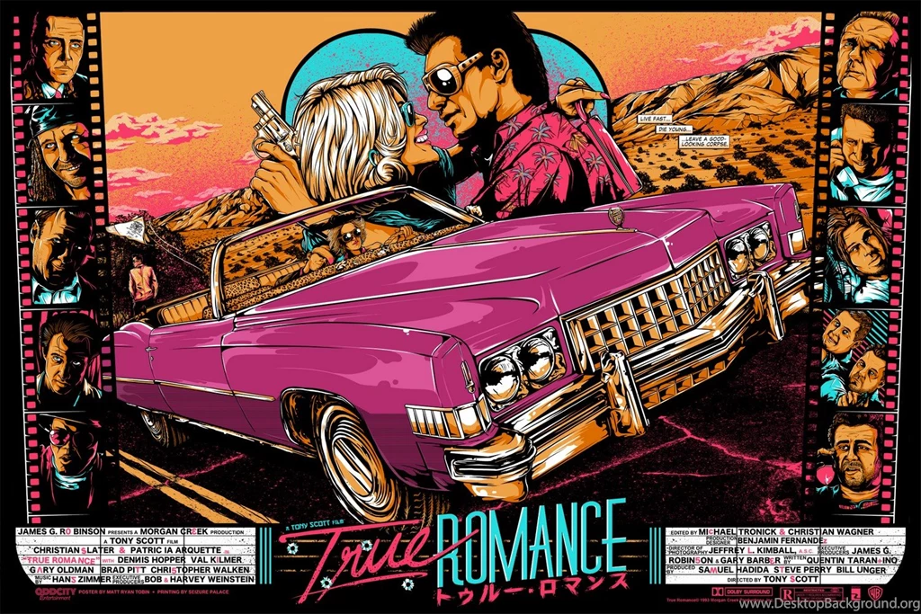 True Romance   Limited Edition Matt Ryan Tobin Prints   NerdFu