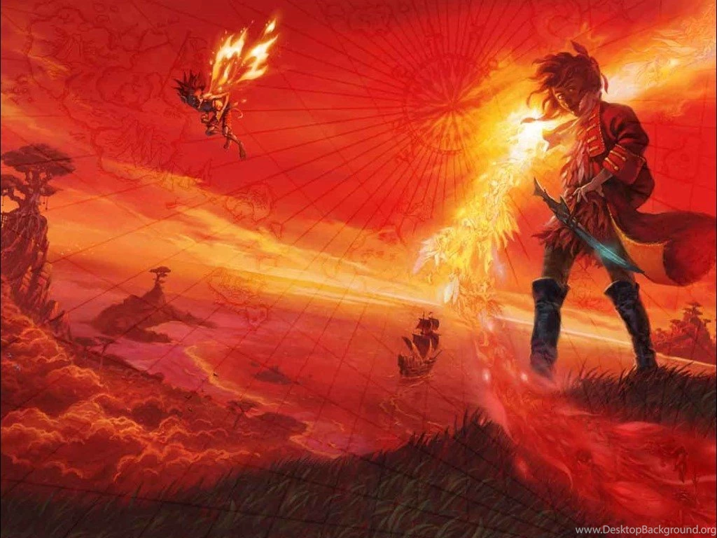 My Free Wallpapers   Fantasy Wallpapers : Peter Pan In Scarlet