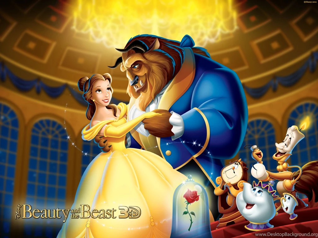Beauty And The Beast Cartoon Backgrounds Image For Nexus 6 ...