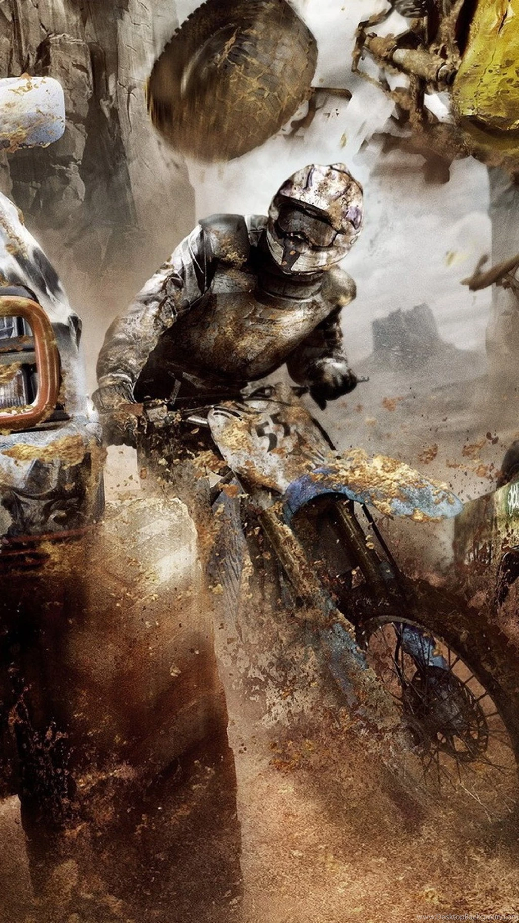 Download Wallpapers 1080x1920 Motorstorm Apocalypse, Motorcycle ...
