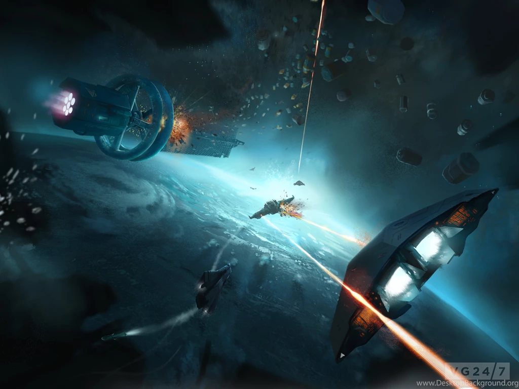 Battle Explosion Technics Fantasy Ship Elite Dangerous Games ...