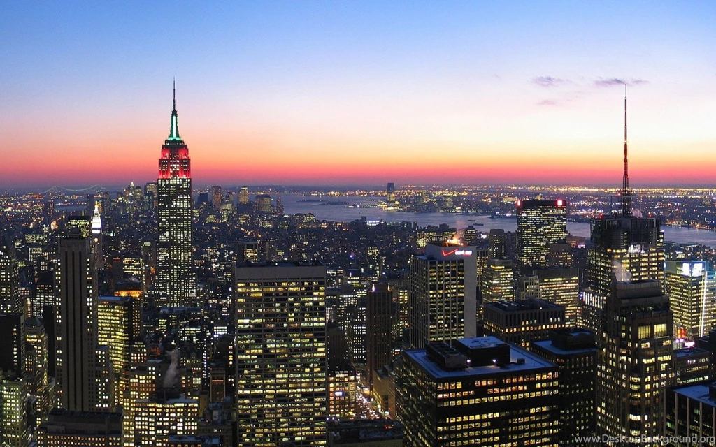Cityscapes New York Skyline Orange Hd Wallpapers (