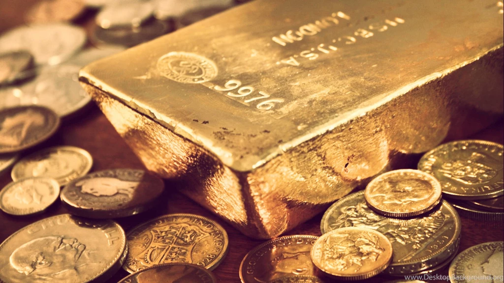 Brick Of Gold And Some Coins Wallpapers For Nokia E7