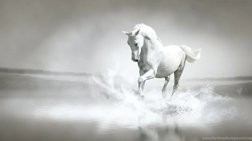 White Horse Backgrounds Wallpapers Wallpapers Hd Backgrounds Desktop ...