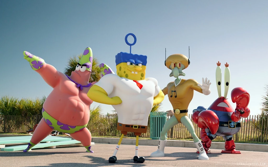 The SpongeBob Movie Laptop 2015 Movie Wallpapers