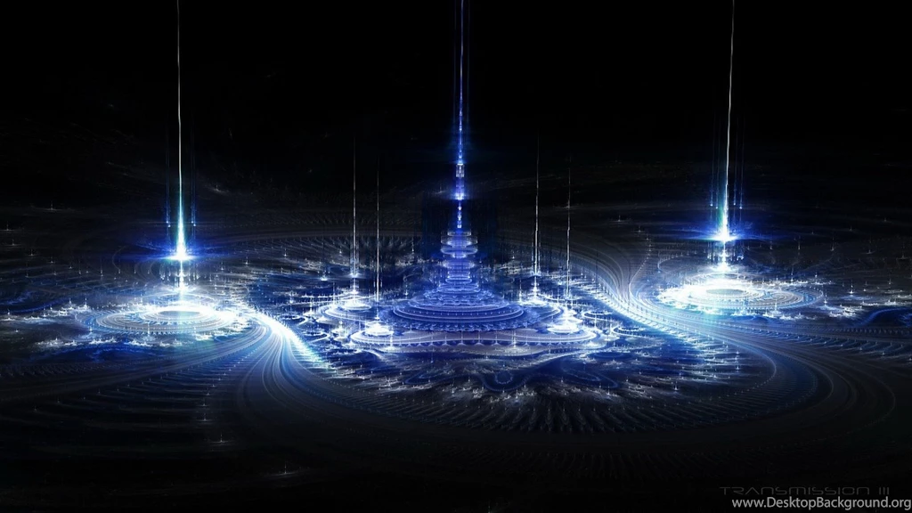 Abstract City Lights Wallpaper.