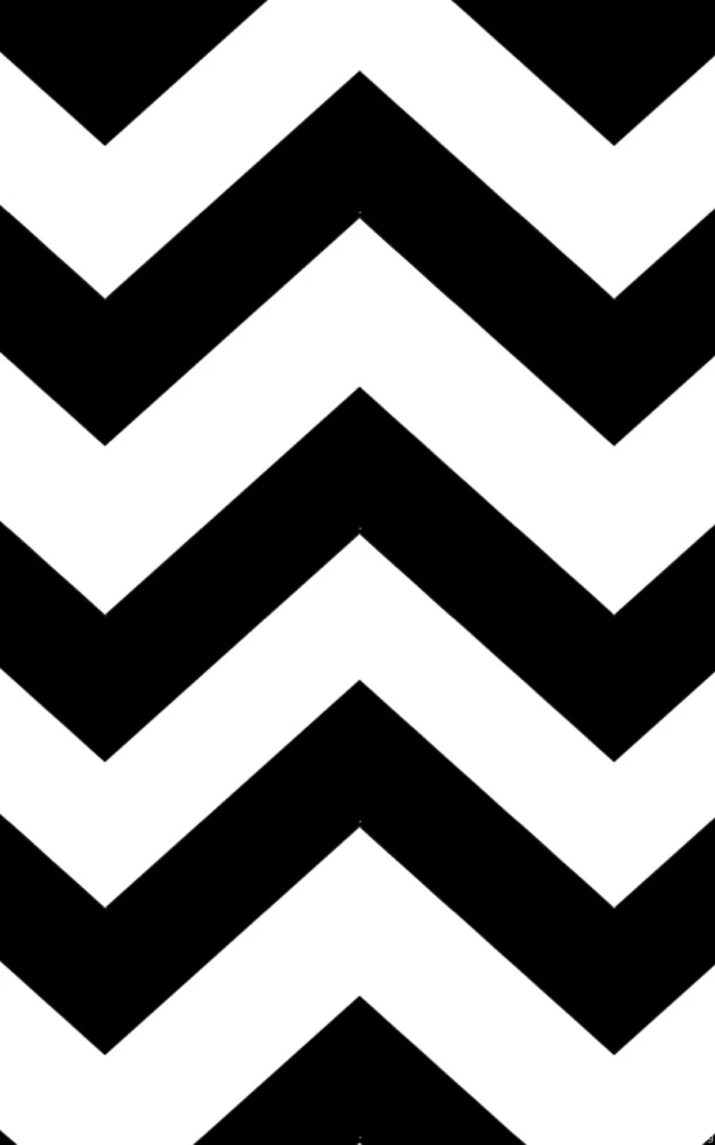 Black Chevron Skin For OtterBox Defender Apple iPad Mini Case