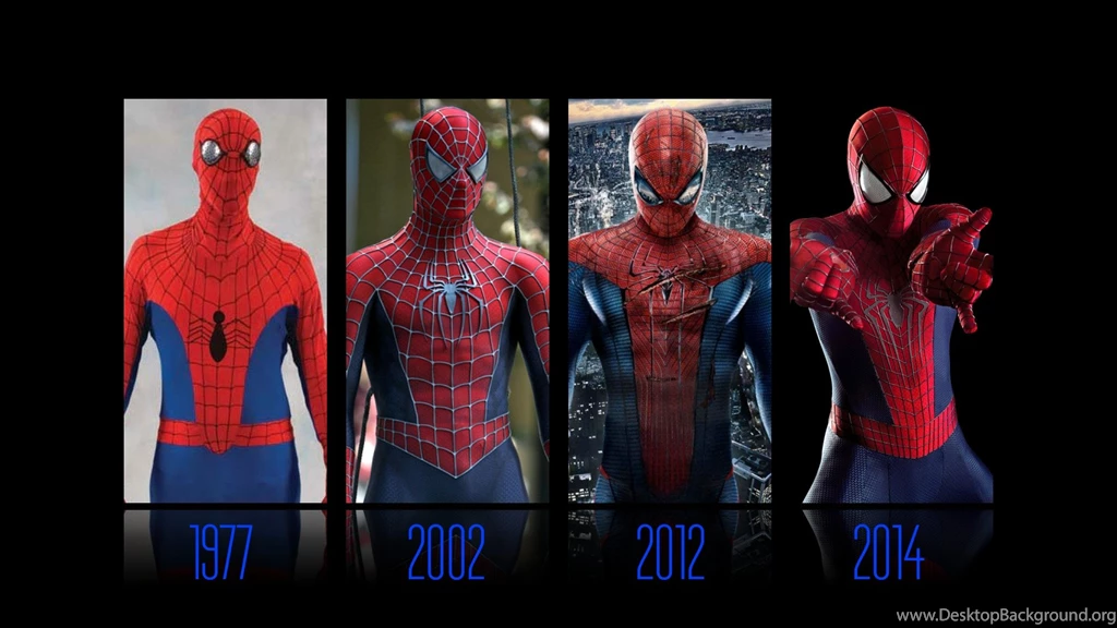 made a wallpapers with all the live action spider man 1920x1080