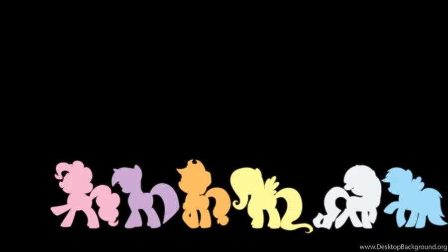 My Little Pony Mane 6 Desktop Backgrounds By DoctrineBrony On ...