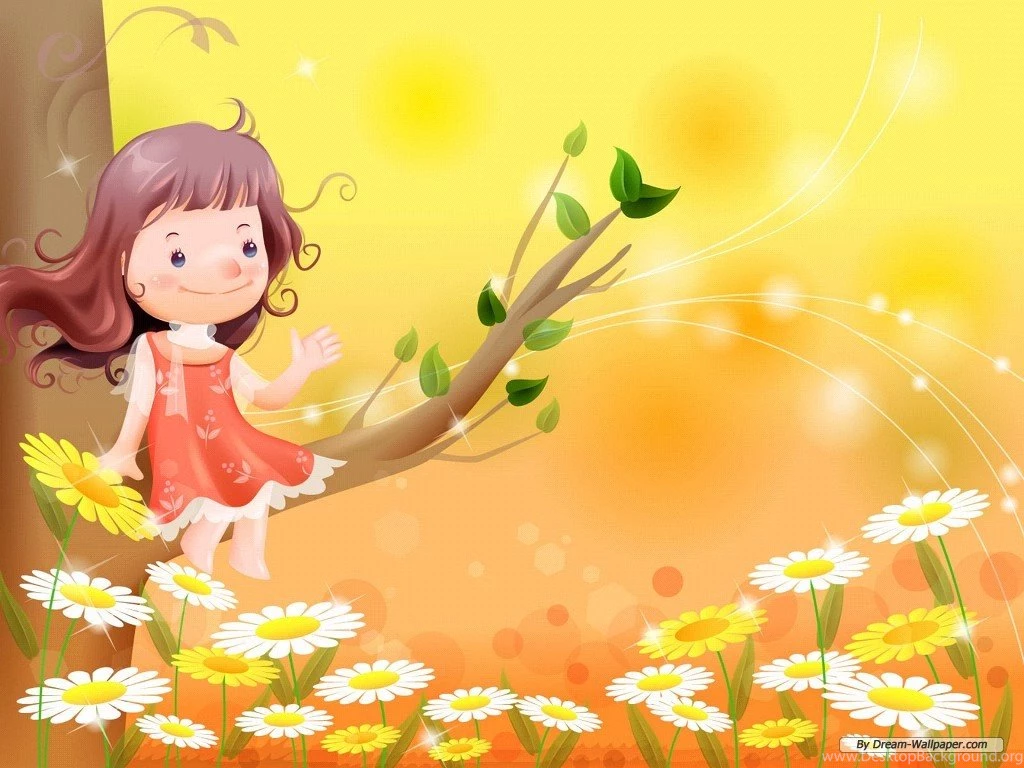 Free Wallpapers Free Cartoon Wallpapers Vector Childhood 1 ...