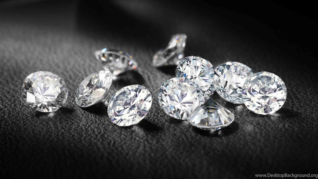 Brilliant Diamonds Jewelry Macro Monochrome Wallpapers ...