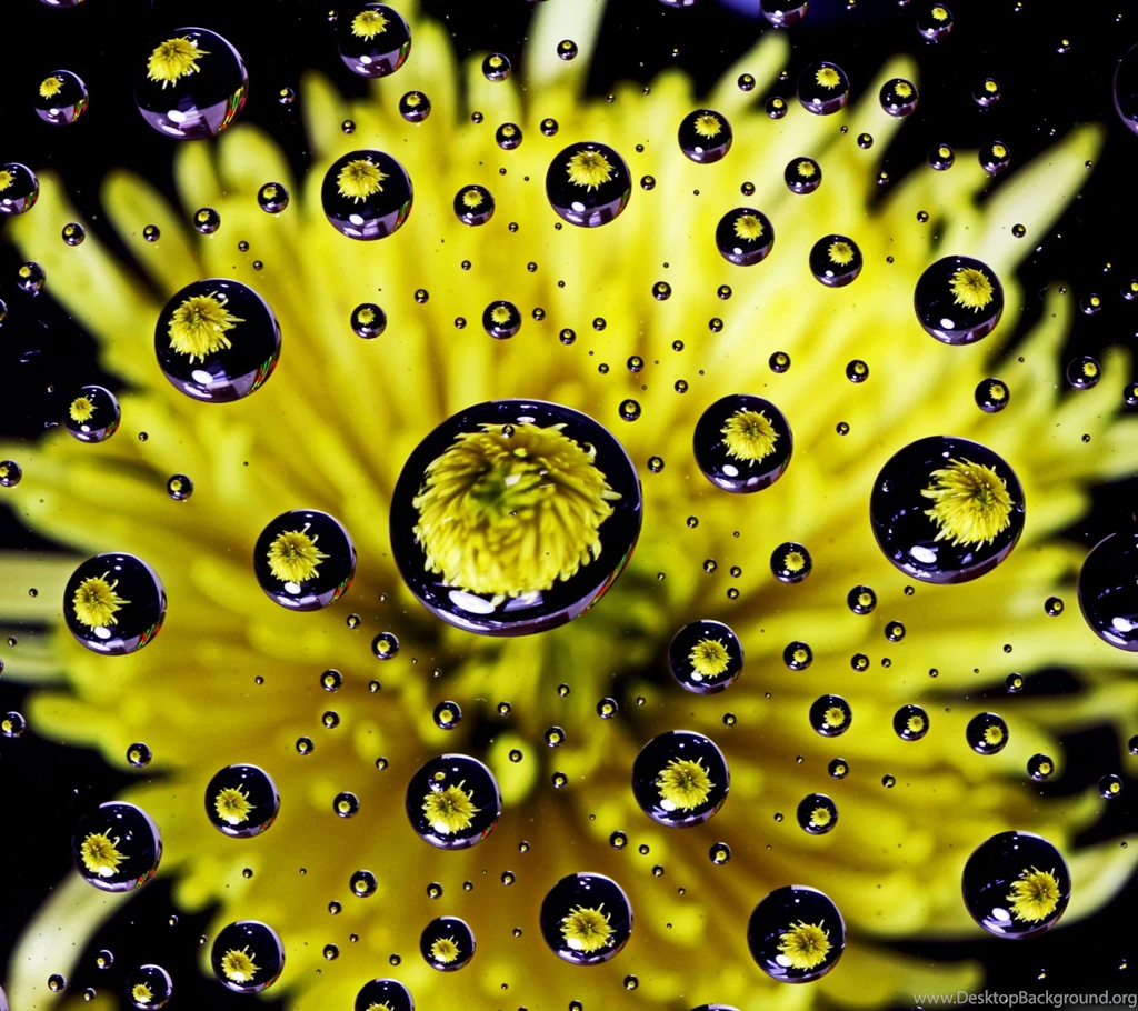 Flower Water Drop ReflectionSamsung Wallpapers Download