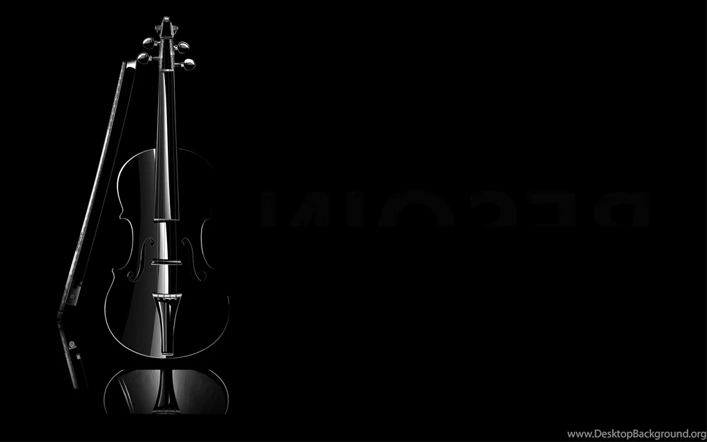 Sketch, Of, Black, Violin, Widescreen, High, Resolution, Wallpapers ...