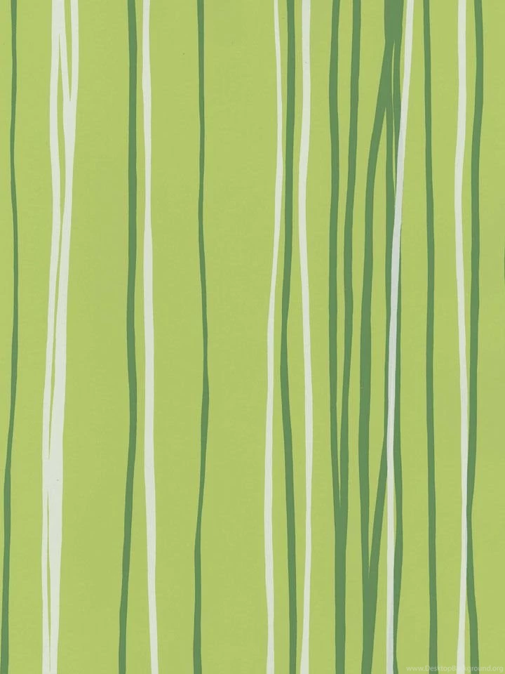 Kelly Green Contemporary Wavy Stripes Wallpapers