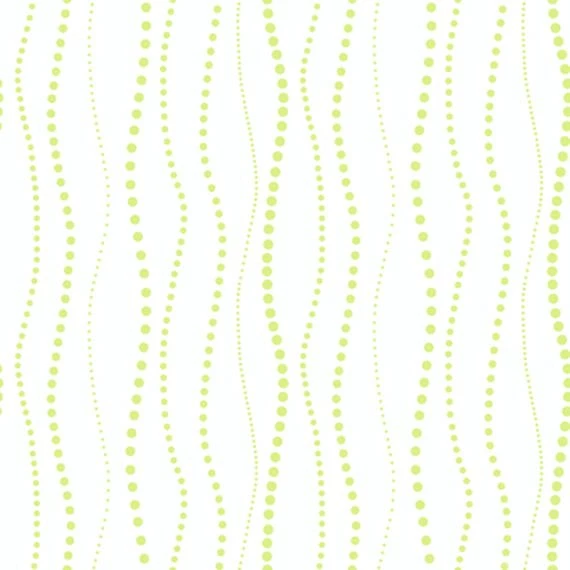 Green And White Dotty Stripe Wallpapers