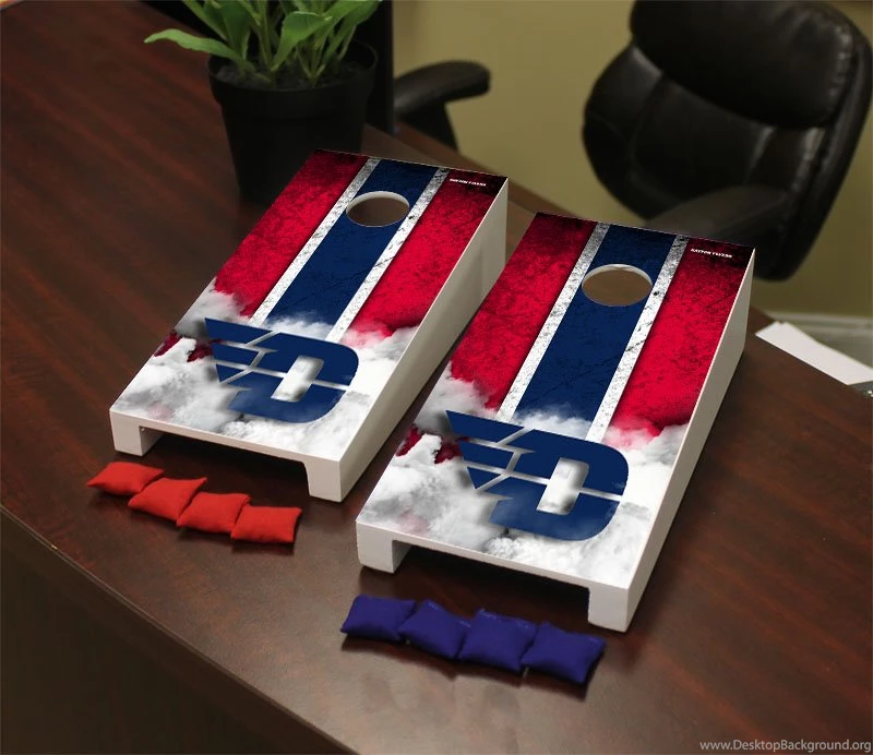 University Of Dayton Flyers Desktop Mini Cornhole Game Set