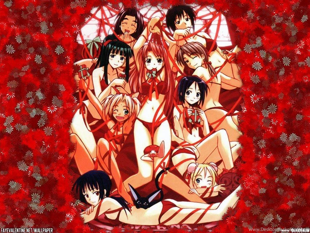 Фоновые рисунки рабочего стола бесплатно Love Hina, скачать ...