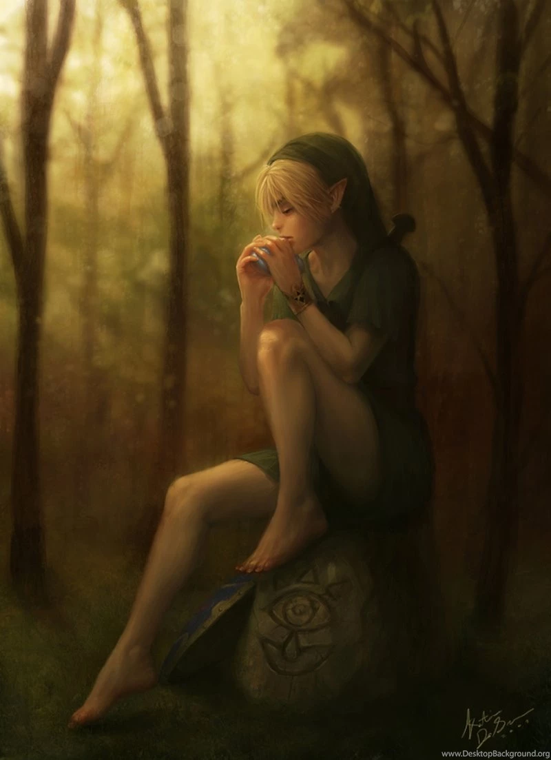 Link Ocarina Of Time The Legend Of Zelda Fan Art 2000x2759 ...
