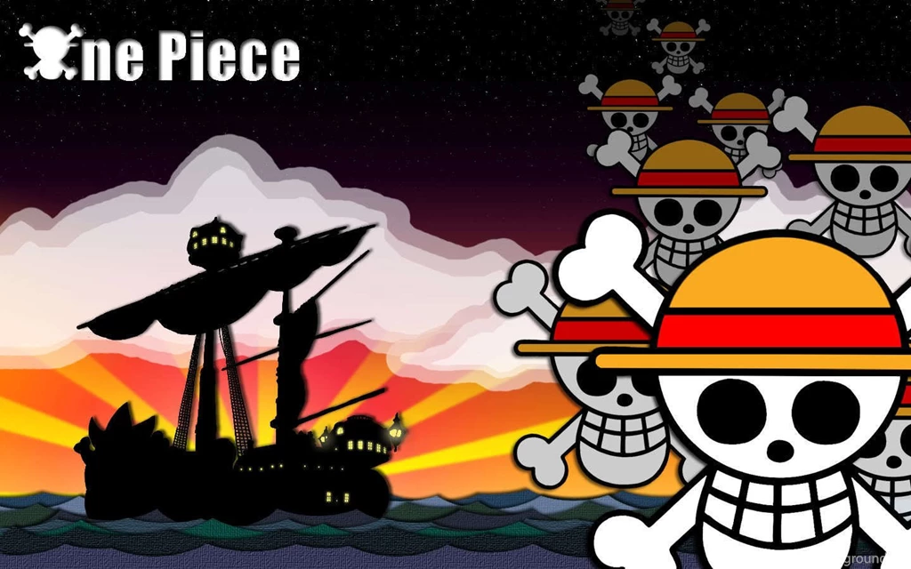 Naruto onepiece anime: One Piece Pirate Flag ,jolly Roger 2