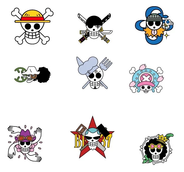 One Piece   Straw Hat Flag Vector Pack By Zerocustom1989 On DeviantArt